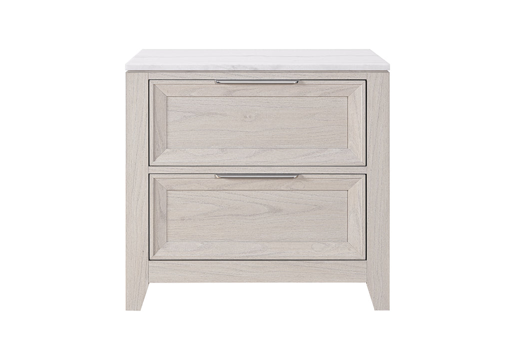 MARIAH BEIGE NIGHTSTAND - Home Furniture And More (Brentwood, MD)