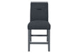 MONACO DARK GREY BAR TABLE AND 6 MONACO DARK GREY BAR STOOLS - Home Furniture And More (Brentwood, MD)