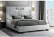 OSCAR GREY QUEEN BED NO WOOD TRIM - Home Furniture And More (Brentwood, MD)