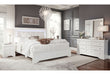 POMPEI METALLIC WHITE FULL BED WITH LED - Home Furniture And More (Brentwood, MD)
