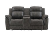 U8517 GREY RECLINING SOFA/CONSOLE RECLINING LOVESEAT/GLIDER RECLINER - Home Furniture And More (Brentwood, MD)