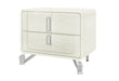 LYRA BEIGE NIGHTSTAND WITH USB - Home Furniture And More (Brentwood, MD)