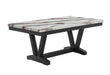 D1319 Black/White Dining Table