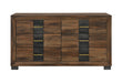 OPTIMUS BROWN/BLACK DRESSER - Home Furniture And More (Brentwood, MD)