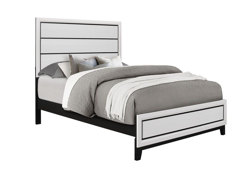 KATE WHITE FULL BED GROUP - Home Furniture And More (Brentwood, MD)
