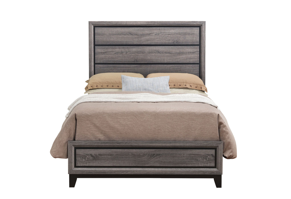 KATE GREY FULL BED - Home Furniture And More (Brentwood, MD)
