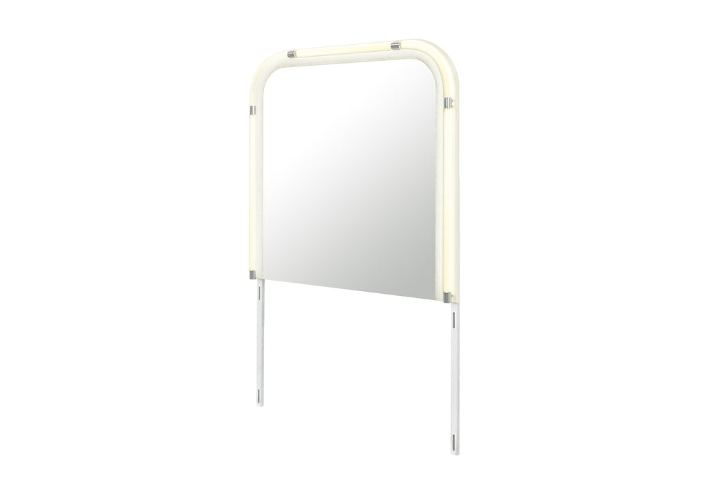LYRA BEIGE MIRROR WITH LED - Home Furniture And More (Brentwood, MD)