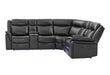 UM02 BLACK SECTIONAL - Home Furniture And More (Brentwood, MD)