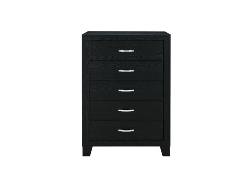 REID BLACK FULL BED, DRESSER, MIRROR AND NIGHTSTAND - Home Furniture And More (Brentwood, MD)