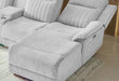 U8879 GREY 1 POWER PUSHBACK SECTIONAL WITH LED AND GLOBAL SS SPKR - Home Furniture And More (Brentwood, MD)
