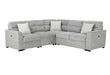 U9401 NICKEL SOFA BED SECTIONAL WITH 3 PILLOWS - Home Furniture And More (Brentwood, MD)