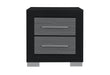 EMMA BLACK/GREY NIGHTSTAND - Home Furniture And More (Brentwood, MD)