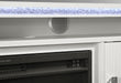 LILY WHITE ENTERTAINMENT UNIT 72 W/ LED, SPEAKERS, CRYSTAL INSERTS - Home Furniture And More (Brentwood, MD)