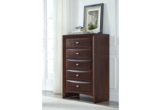 LINDA NEW MERLOT CHEST - Home Furniture And More (Brentwood, MD)