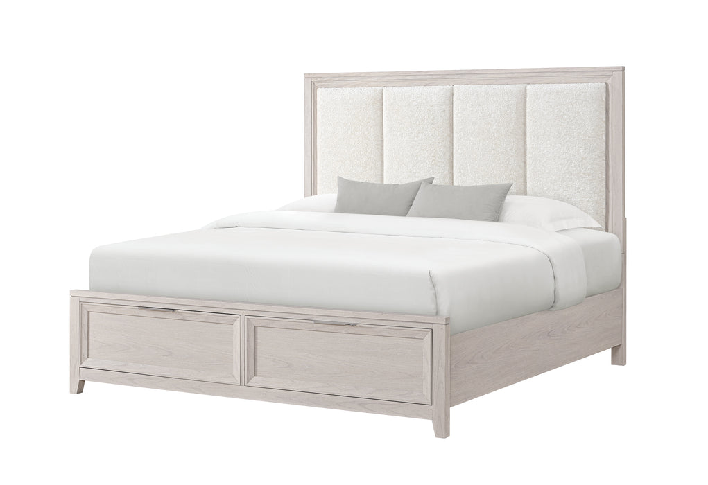 MARIAH BEIGE KING BED - Home Furniture And More (Brentwood, MD)
