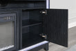 LILY DARK GREY ENT UNIT 72 INCH W/ LED, SPEAKERS, CRYSTAL INSERTS - Home Furniture And More (Brentwood, MD)