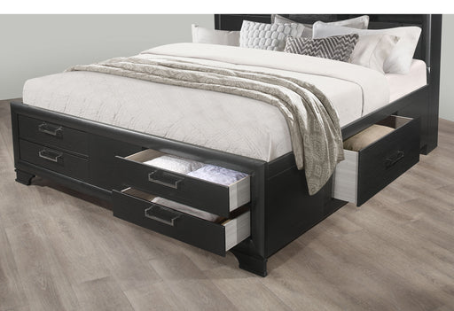 JORDYN GREY KING BED GROUP - Home Furniture And More (Brentwood, MD)