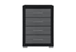 EMMA BLACK/GREY CHEST - Home Furniture And More (Brentwood, MD)