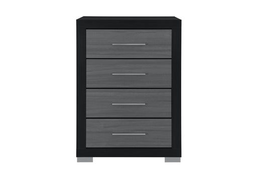 EMMA BLACK/GREY CHEST - Home Furniture And More (Brentwood, MD)