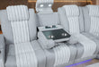 U8000 GREY P2 SECTIONAL WITH LED - Home Furniture And More (Brentwood, MD)