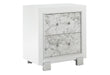 SANTORINI WHITE NIGHTSTAND - Home Furniture And More (Brentwood, MD)