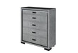 ISABELLA GREY CHEST WITH LED - Home Furniture And More (Brentwood, MD)