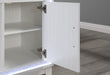 LILY WHITE ENTERTAINMENT UNIT 72 W/ LED, SPEAKERS, CRYSTAL INSERTS - Home Furniture And More (Brentwood, MD)