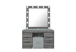 LEXI GREY VANITY WITH SPEAKER - Home Furniture And More (Brentwood, MD)