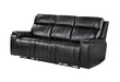 U8880 BLACK LEATHER POWER RECLINING SOFA - Home Furniture And More (Brentwood, MD)