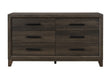 HARMONY BROWN DRESSER - Home Furniture And More (Brentwood, MD)