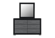 EMMA BLACK/GREY DRESSER - Home Furniture And More (Brentwood, MD)