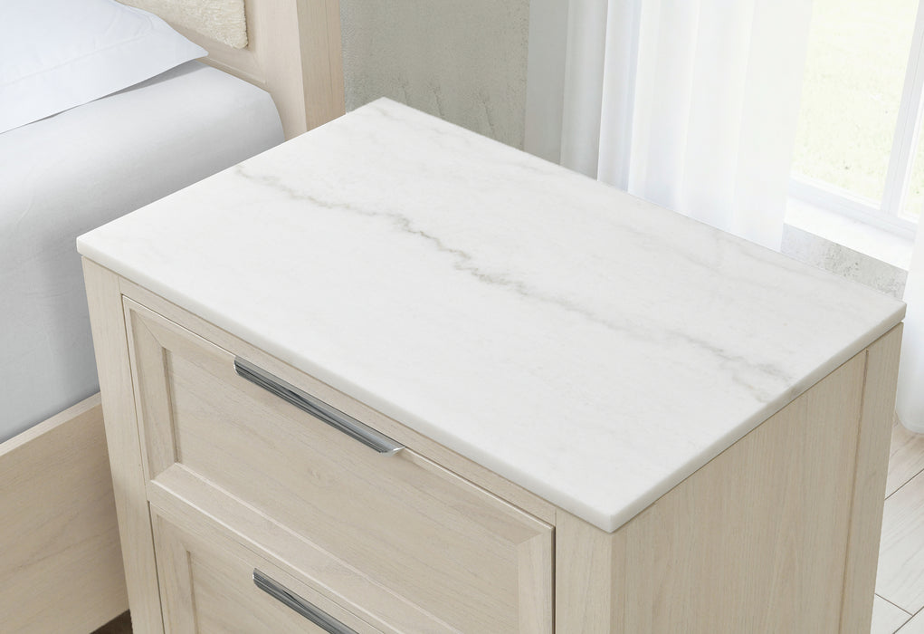 MARIAH BEIGE NIGHTSTAND - Home Furniture And More (Brentwood, MD)
