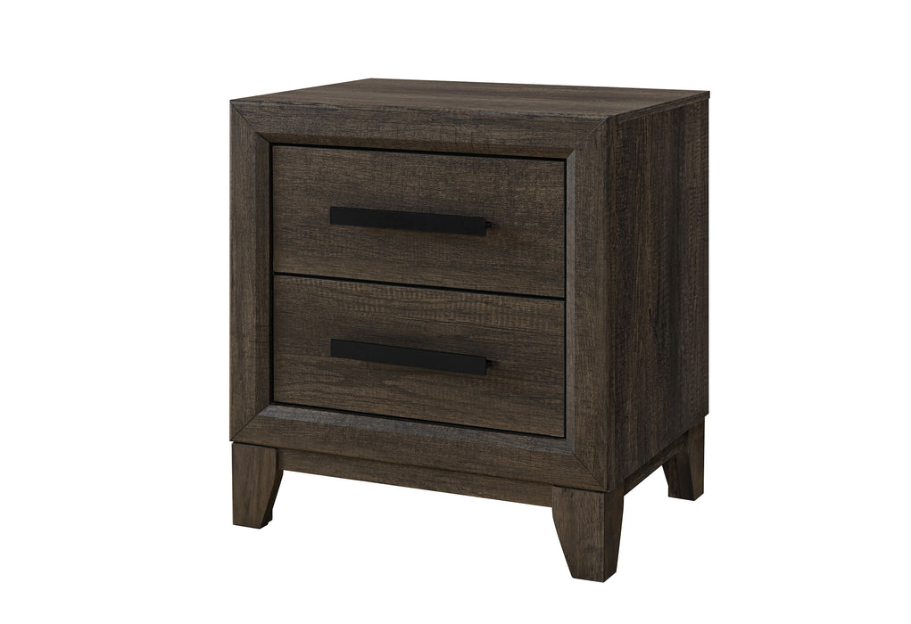 HARMONY BROWN NIGHTSTAND - Home Furniture And More (Brentwood, MD)