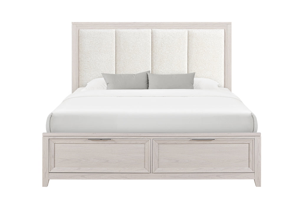 MARIAH BEIGE KING BED - Home Furniture And More (Brentwood, MD)