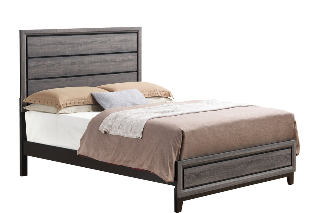 KATE GREY FULL BED - Home Furniture And More (Brentwood, MD)