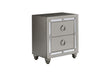 RILEY SILVER NIGHTSTAND - Home Furniture And More (Brentwood, MD)