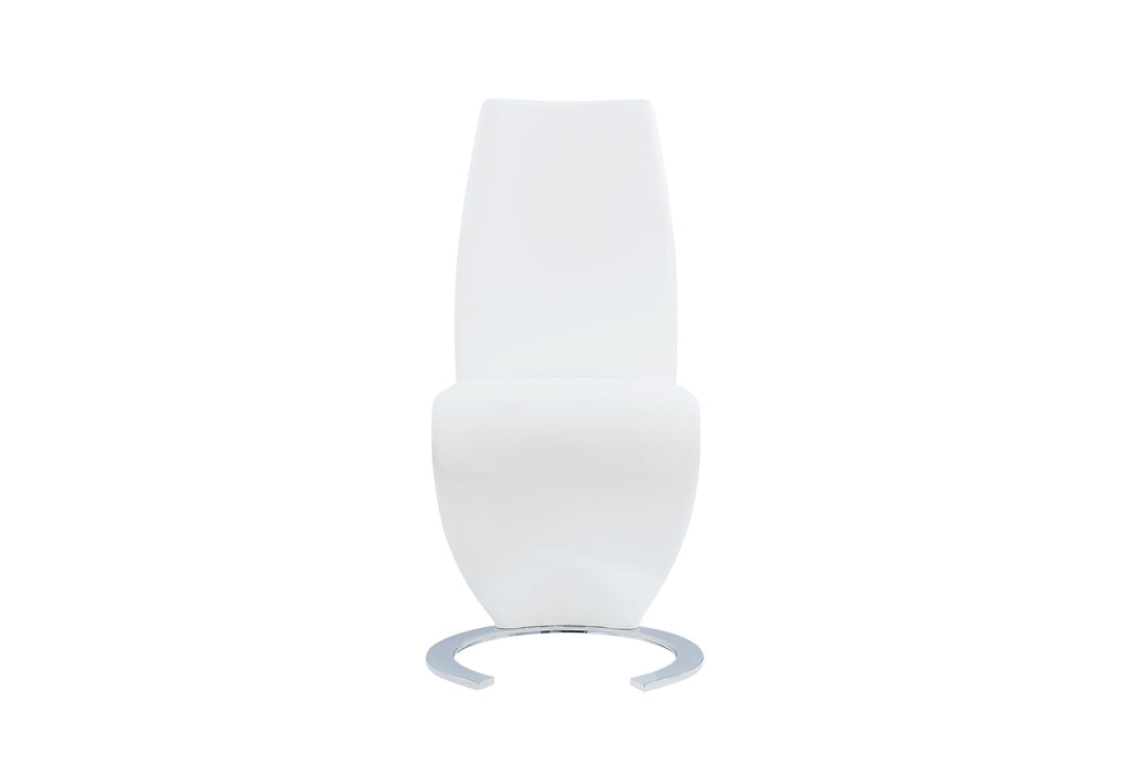 D9002 WHITE DINING CHAIR - Home Furniture And More (Brentwood, MD)