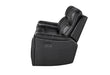 U8880 BLACK LEATHER POWER RECLINING SOFA - Home Furniture And More (Brentwood, MD)