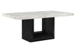 D02 DINING TABLE + 6 D03 BLACK DINING CHAIRS - Home Furniture And More (Brentwood, MD)