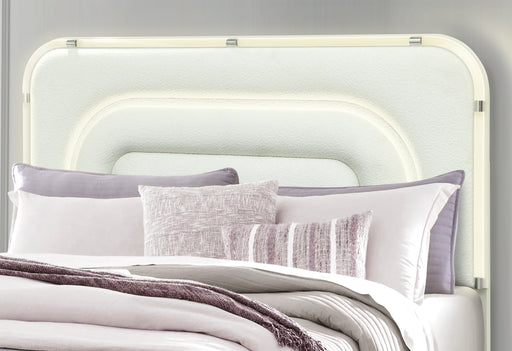 LYRA BEIGE QUEEN BED GROUP - Home Furniture And More (Brentwood, MD)