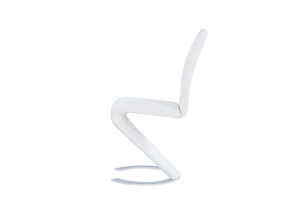 D9002 WHITE DINING CHAIR - Home Furniture And More (Brentwood, MD)