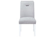 MONACO WHITE DINING TABLE + 6 MONACO DINING CHAIR - Home Furniture And More (Brentwood, MD)
