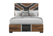 OPTIMUS BROWN/BLACK FULL BED - Home Furniture And More (Brentwood, MD)