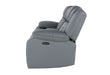 U7069 GREY 10 PWR CON REC LOVESEAT WITH LED AND IMMERSIVE SOUND - Home Furniture And More (Brentwood, MD)