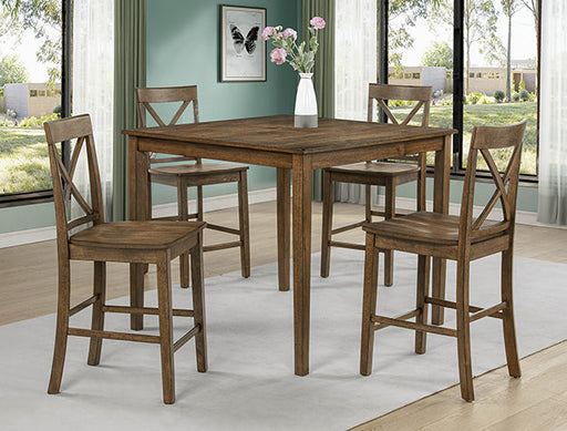 Theodore 5Pk Ct Ht Tbl Set Brown - Home Furniture And More (Brentwood, MD)