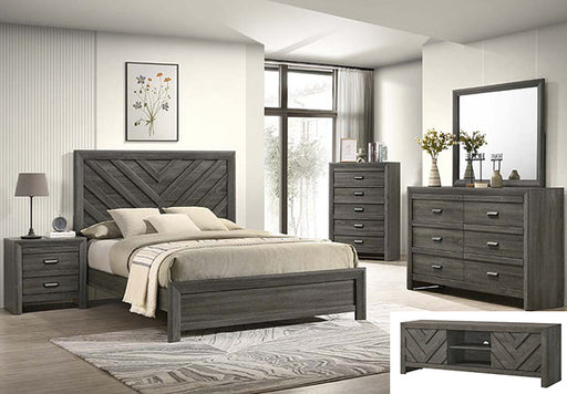 Valor Night Stand-Grey - Home Furniture And More (Brentwood, MD)