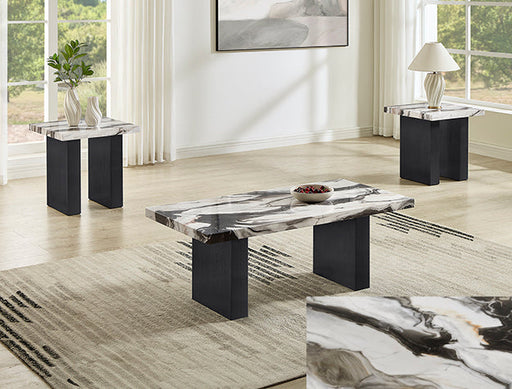 Vega 3-Pk Faux Mbl Cktl Set - Home Furniture And More (Brentwood, MD)
